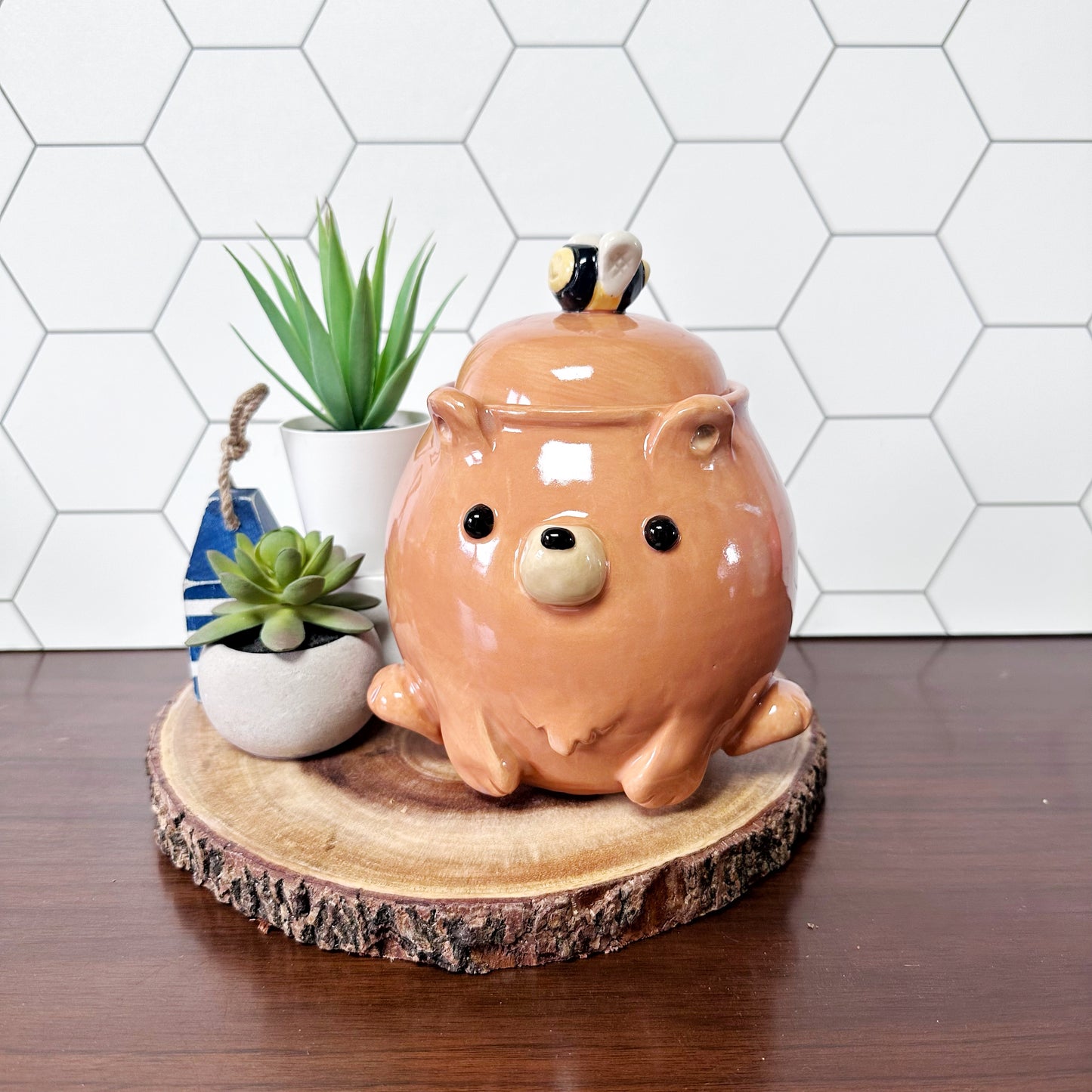 Bear Lidded Jar