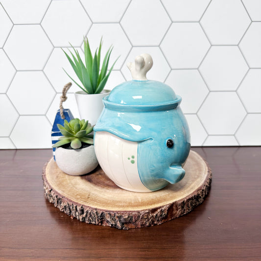 Whale Lidded Jar