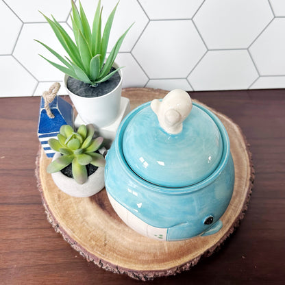 Whale Lidded Jar