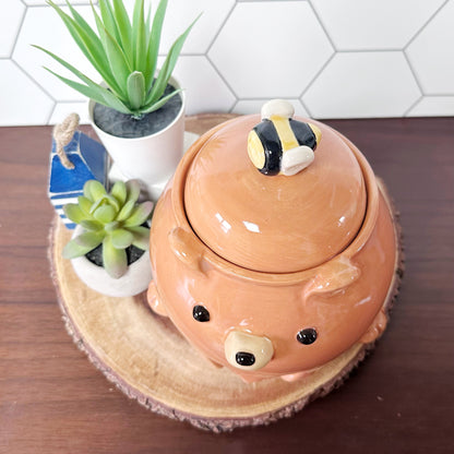 Bear Lidded Jar
