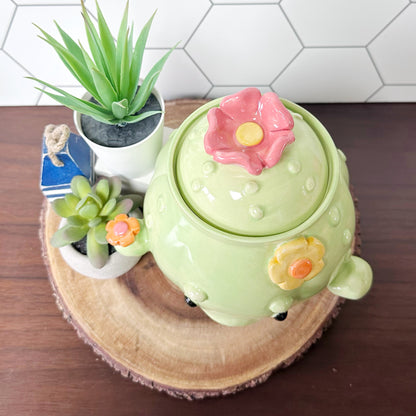 Cactus Lidded Jar