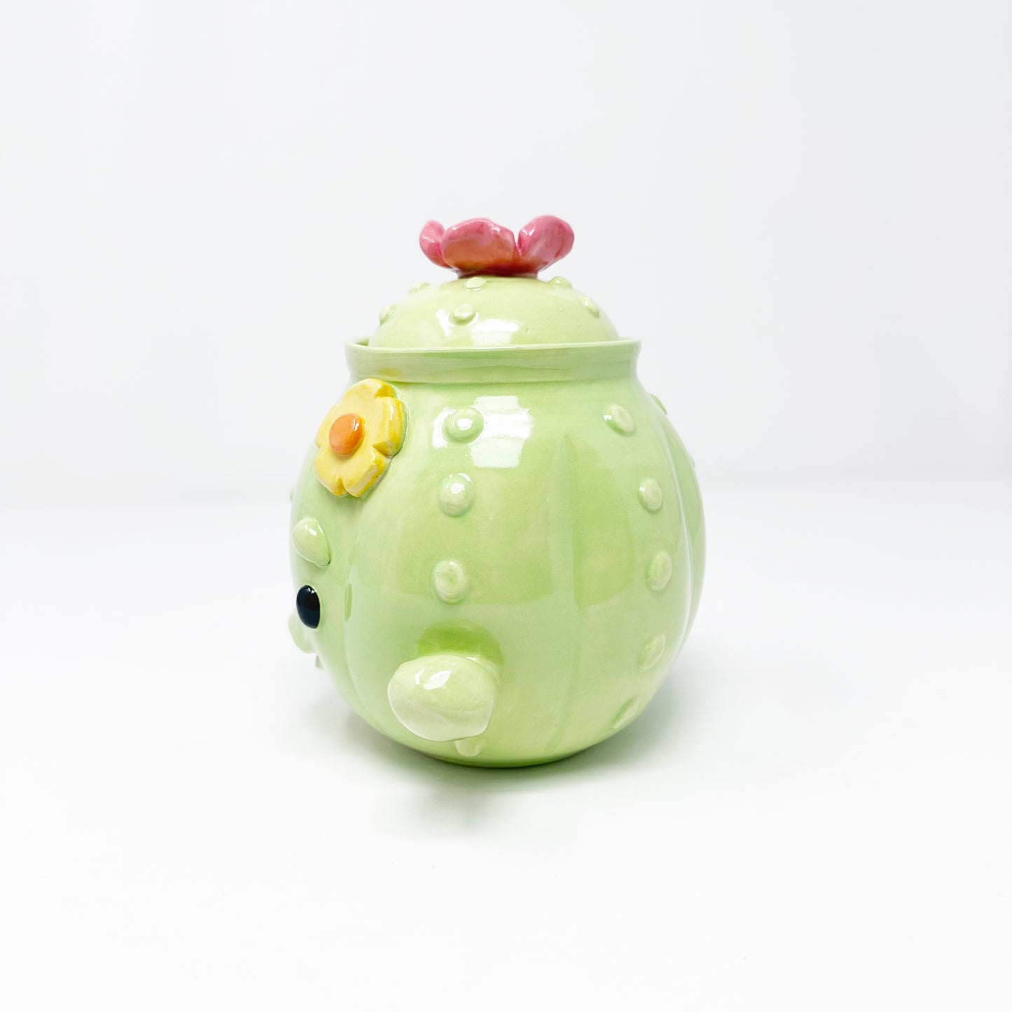 Cactus Lidded Jar