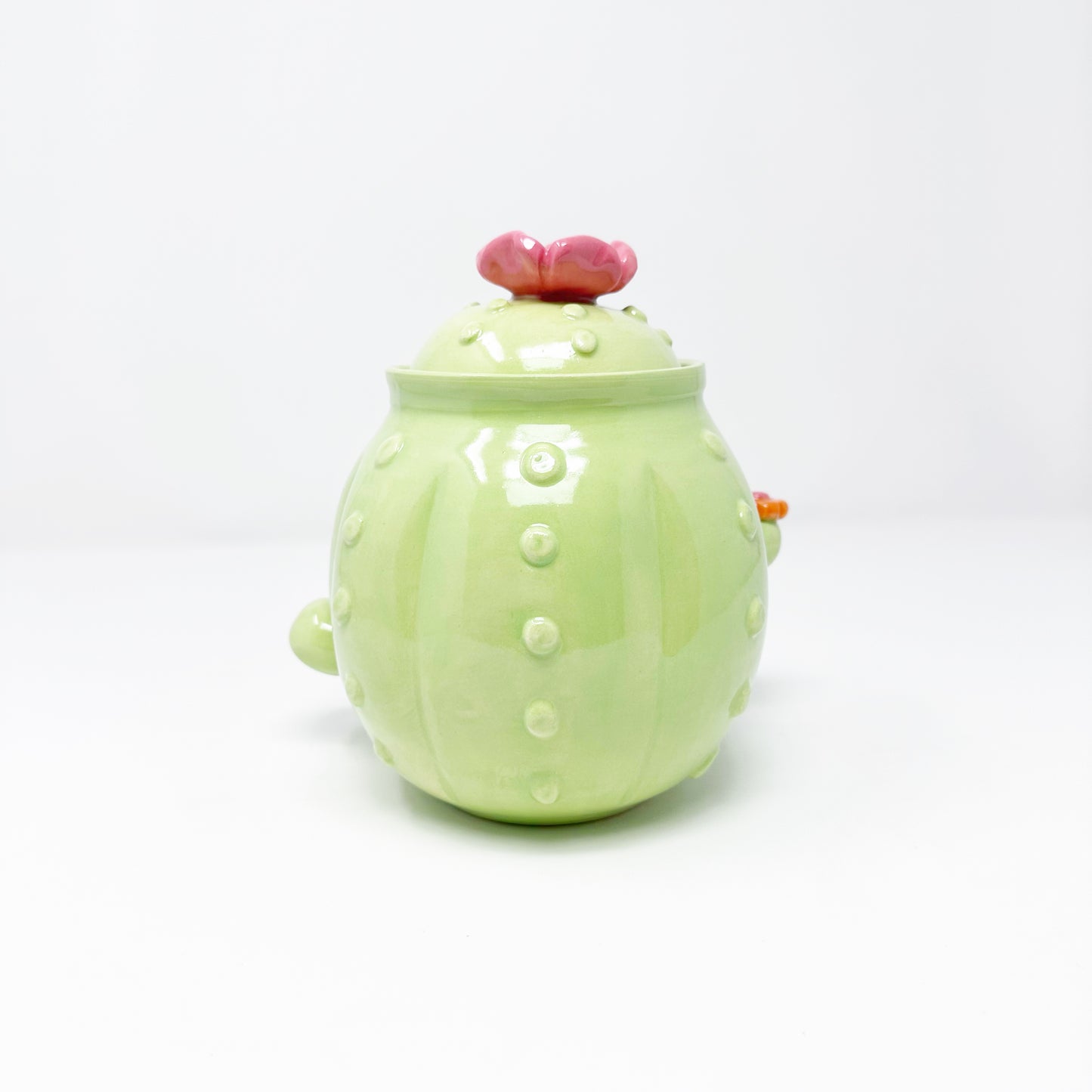 Cactus Lidded Jar