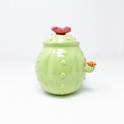 Cactus Lidded Jar