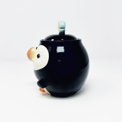 Puffin Lidded Jar