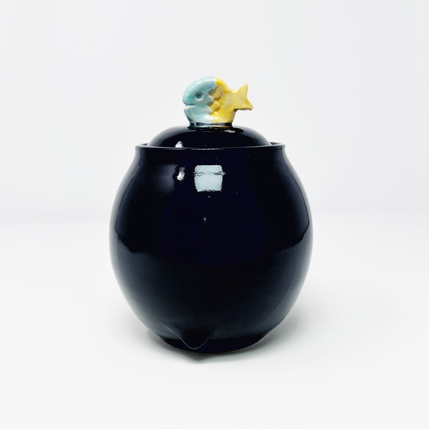 Puffin Lidded Jar