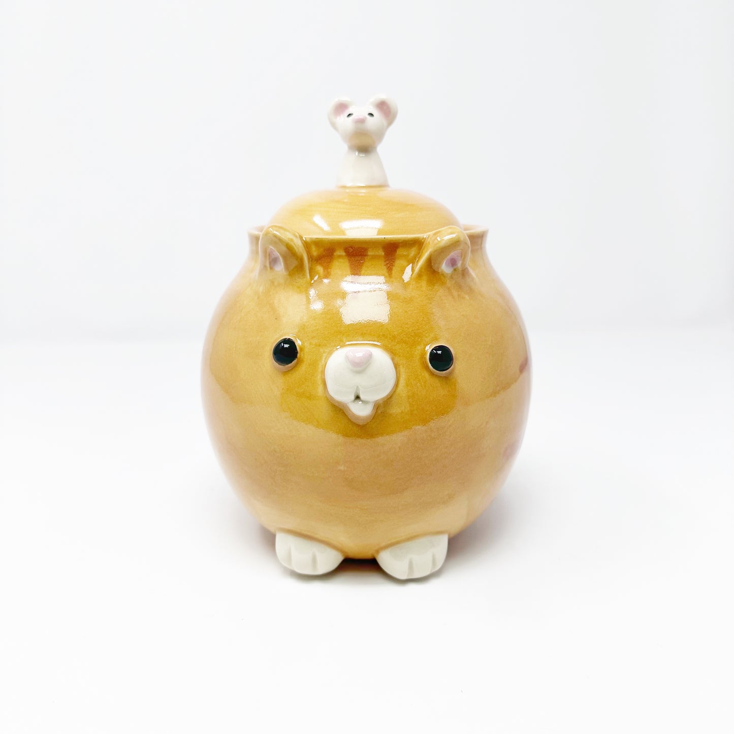 Cat Lidded Jar