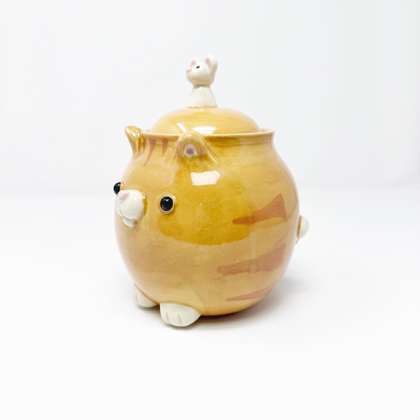 Cat Lidded Jar