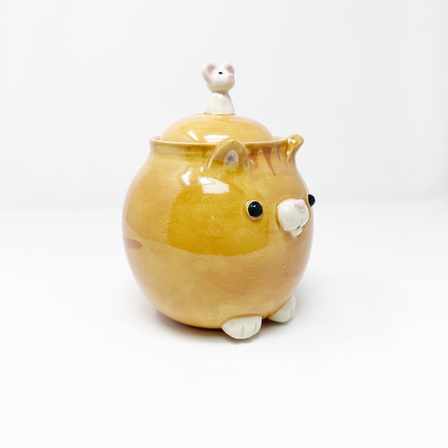 Cat Lidded Jar