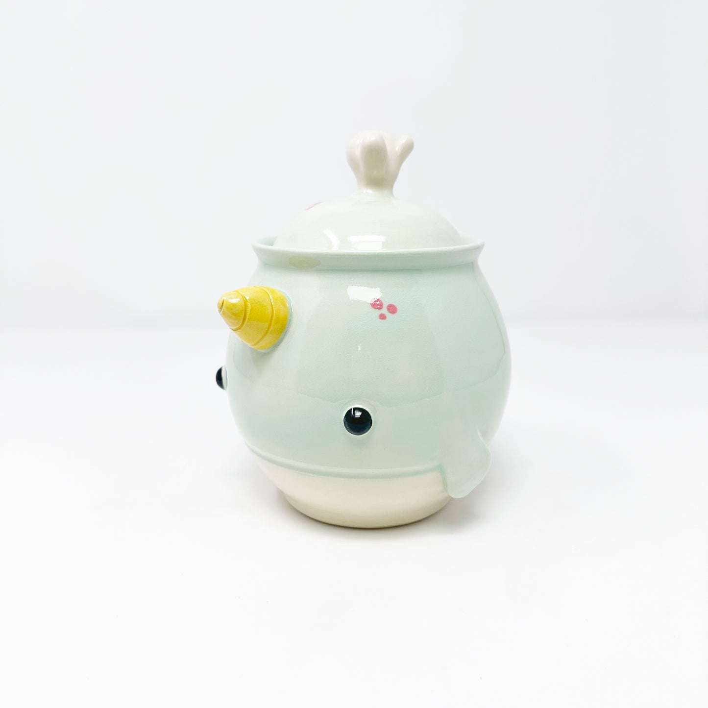 Narwhal Lidded Jar