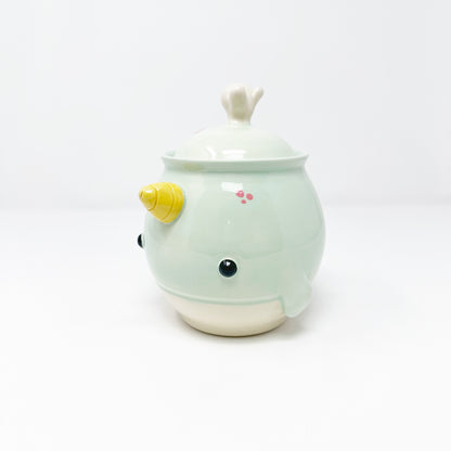 Narwhal Lidded Jar