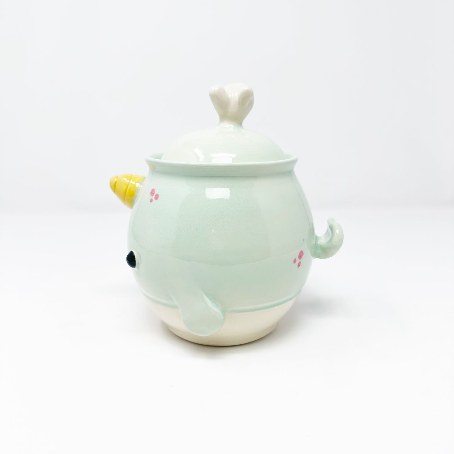 Narwhal Lidded Jar