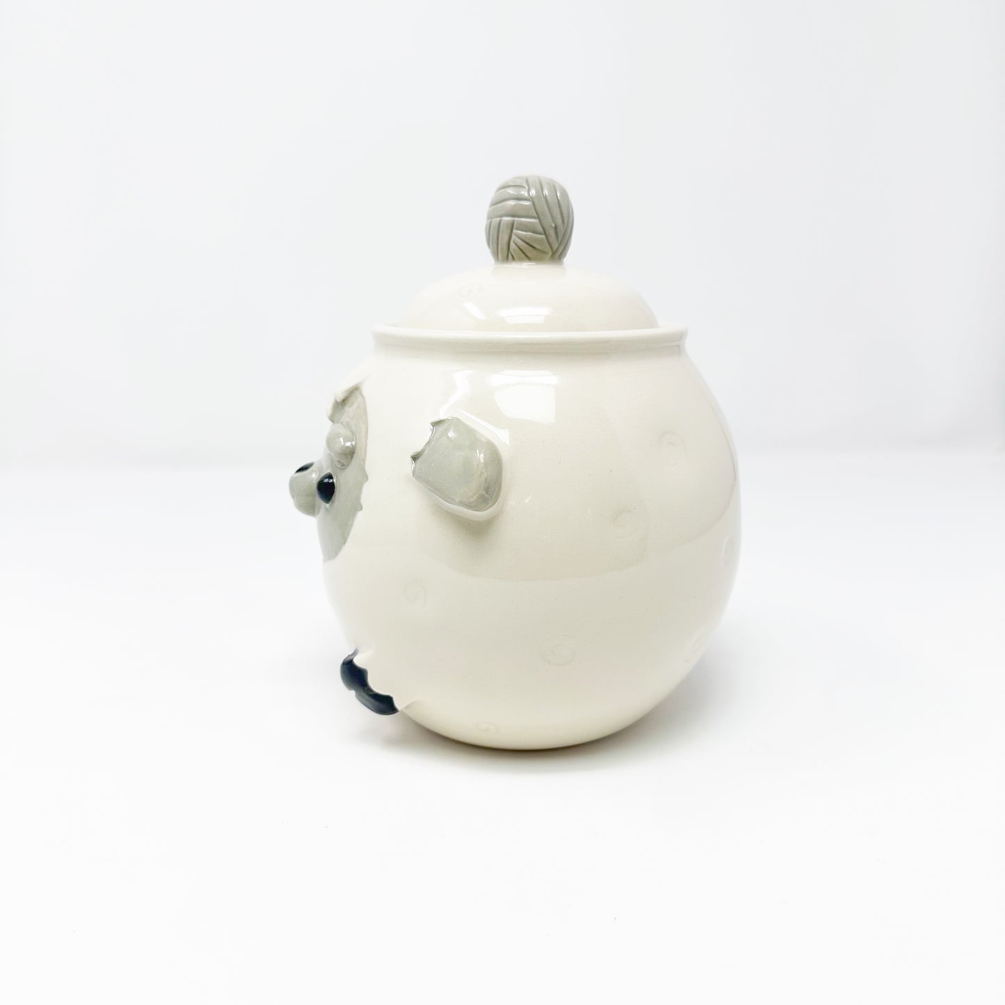 Sheep Lidded Jar