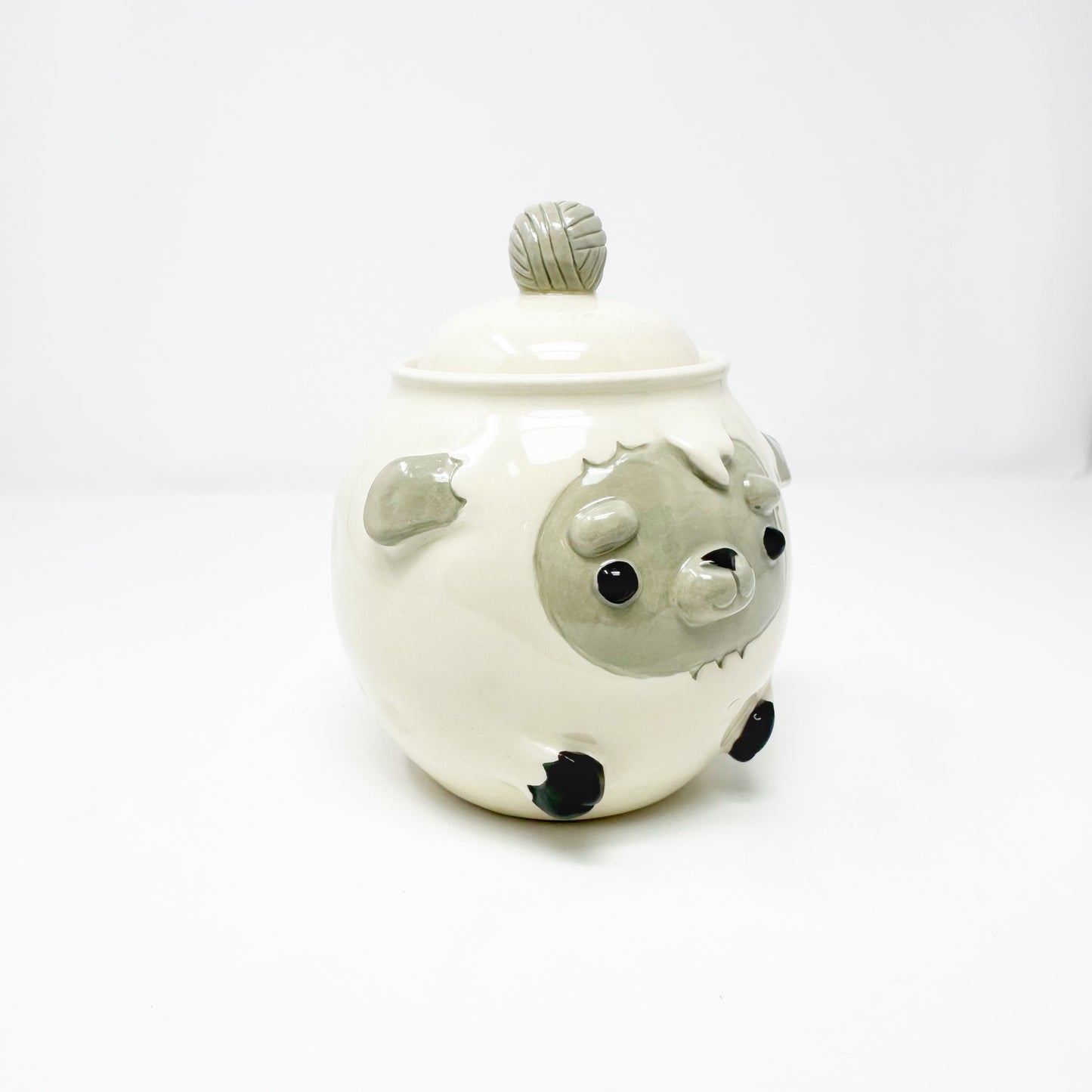 Sheep Lidded Jar