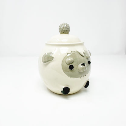 Sheep Lidded Jar