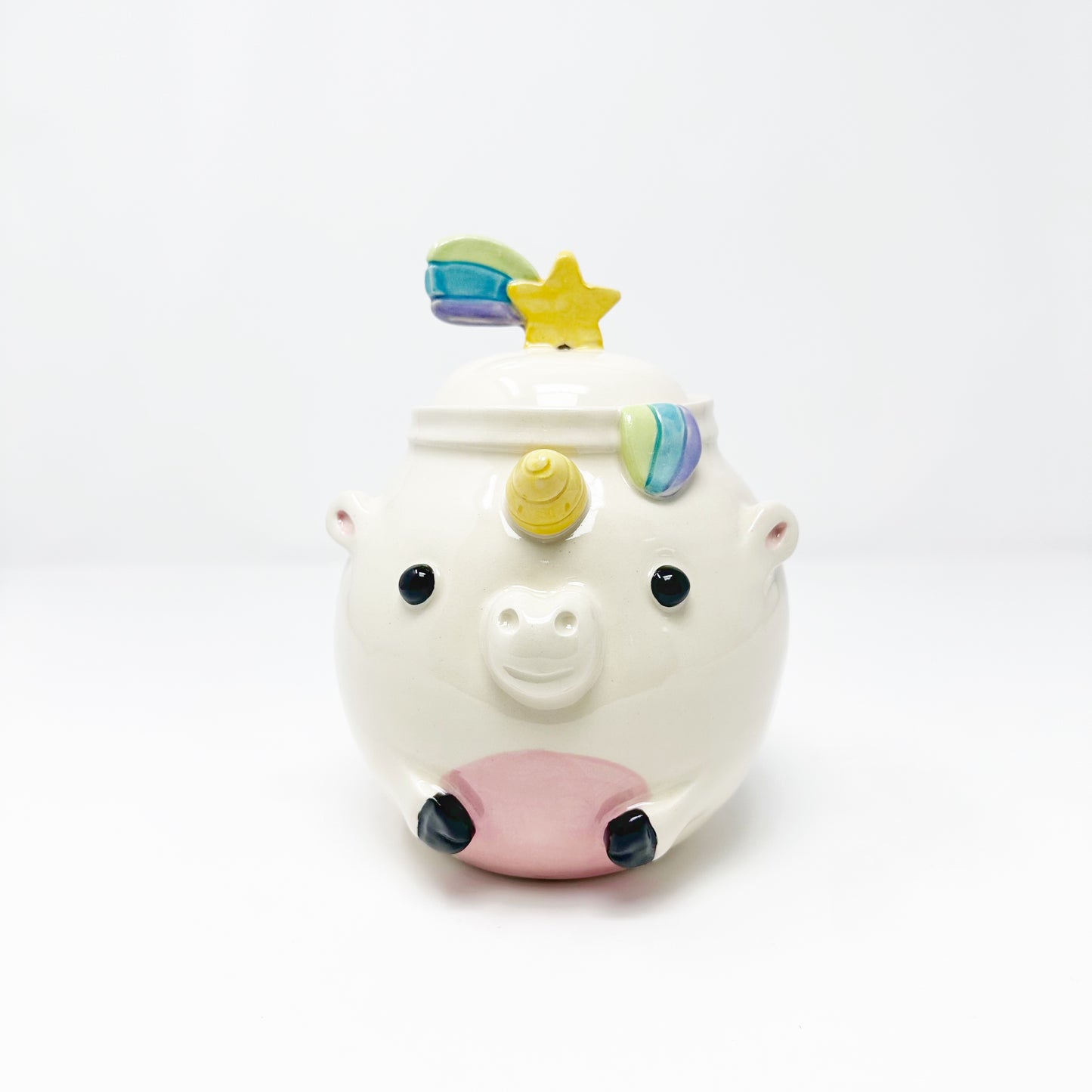 Unicorn Lidded Jar