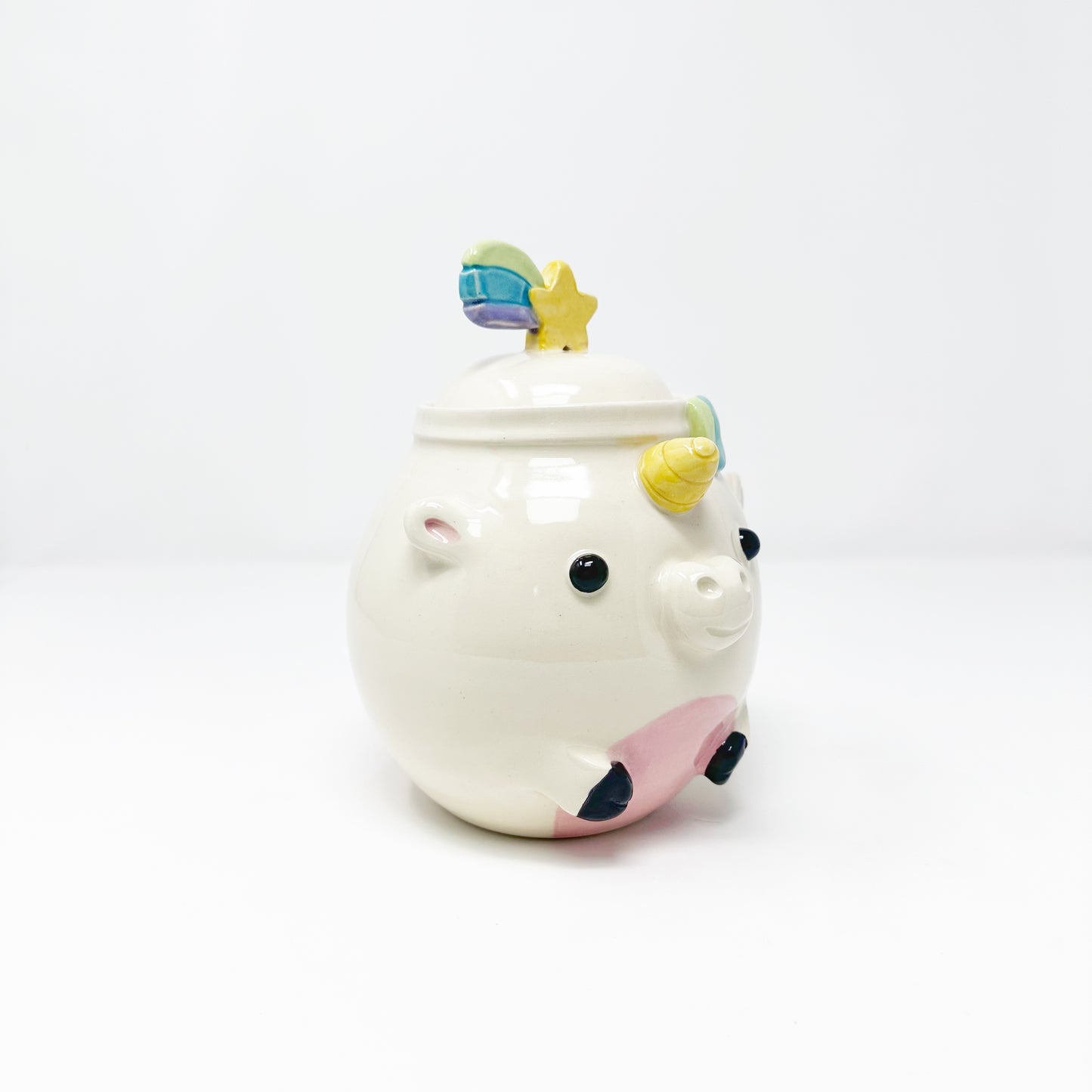 Unicorn Lidded Jar