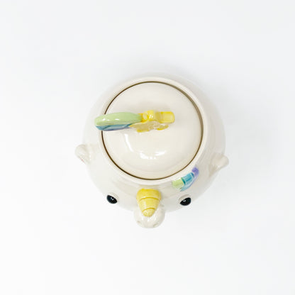 Unicorn Lidded Jar