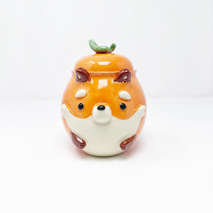 Fox Lidded Jar