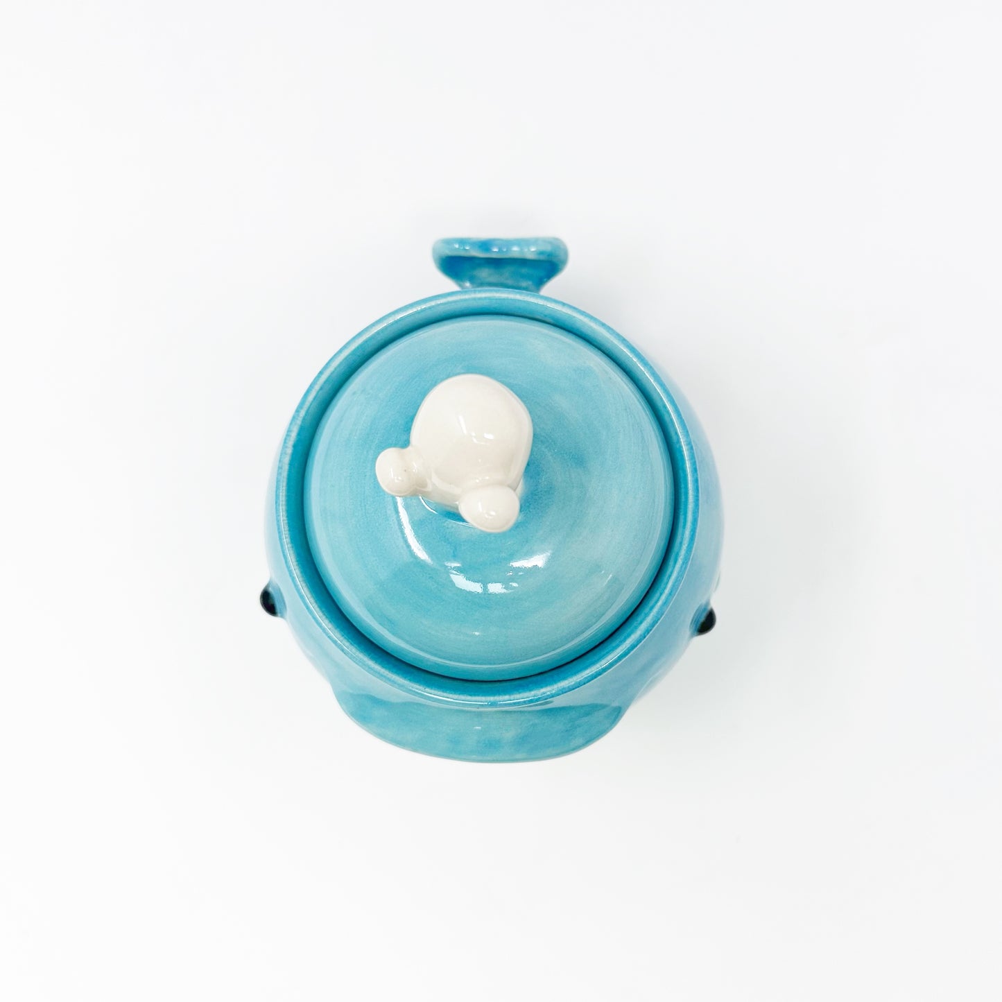Small Whale Lidded Jar