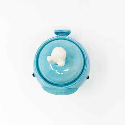 Small Whale Lidded Jar