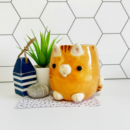 Limited Edition Orange Tabby Cat Mug