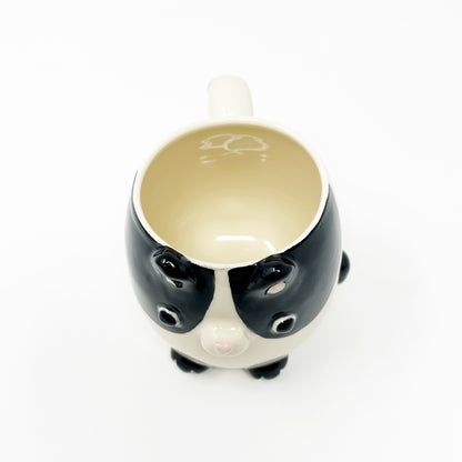 Limited Edition Black and White Cat Mug