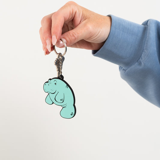 Manatee Keychain