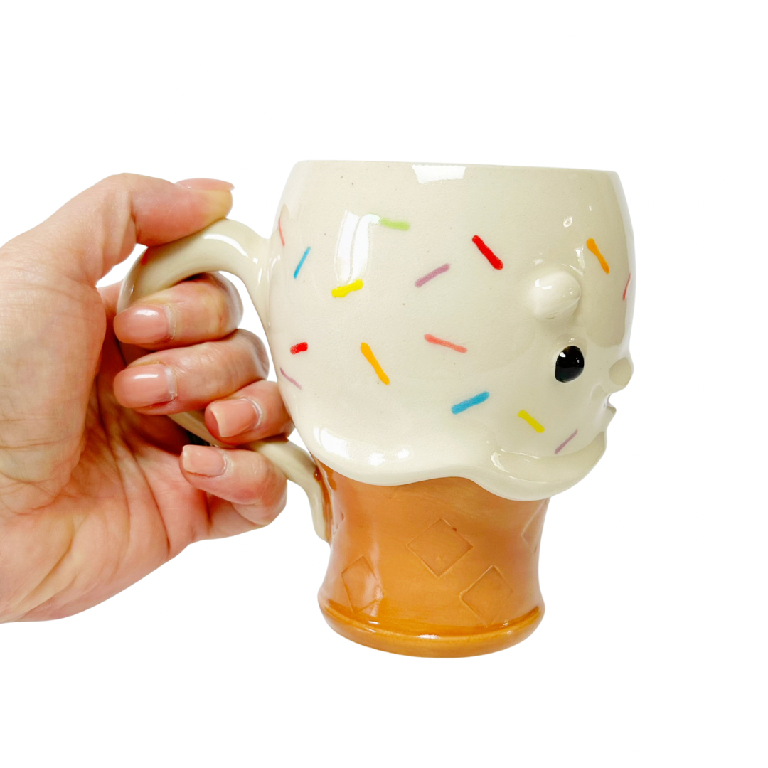 Vanilla Ice Cream Cone Mug