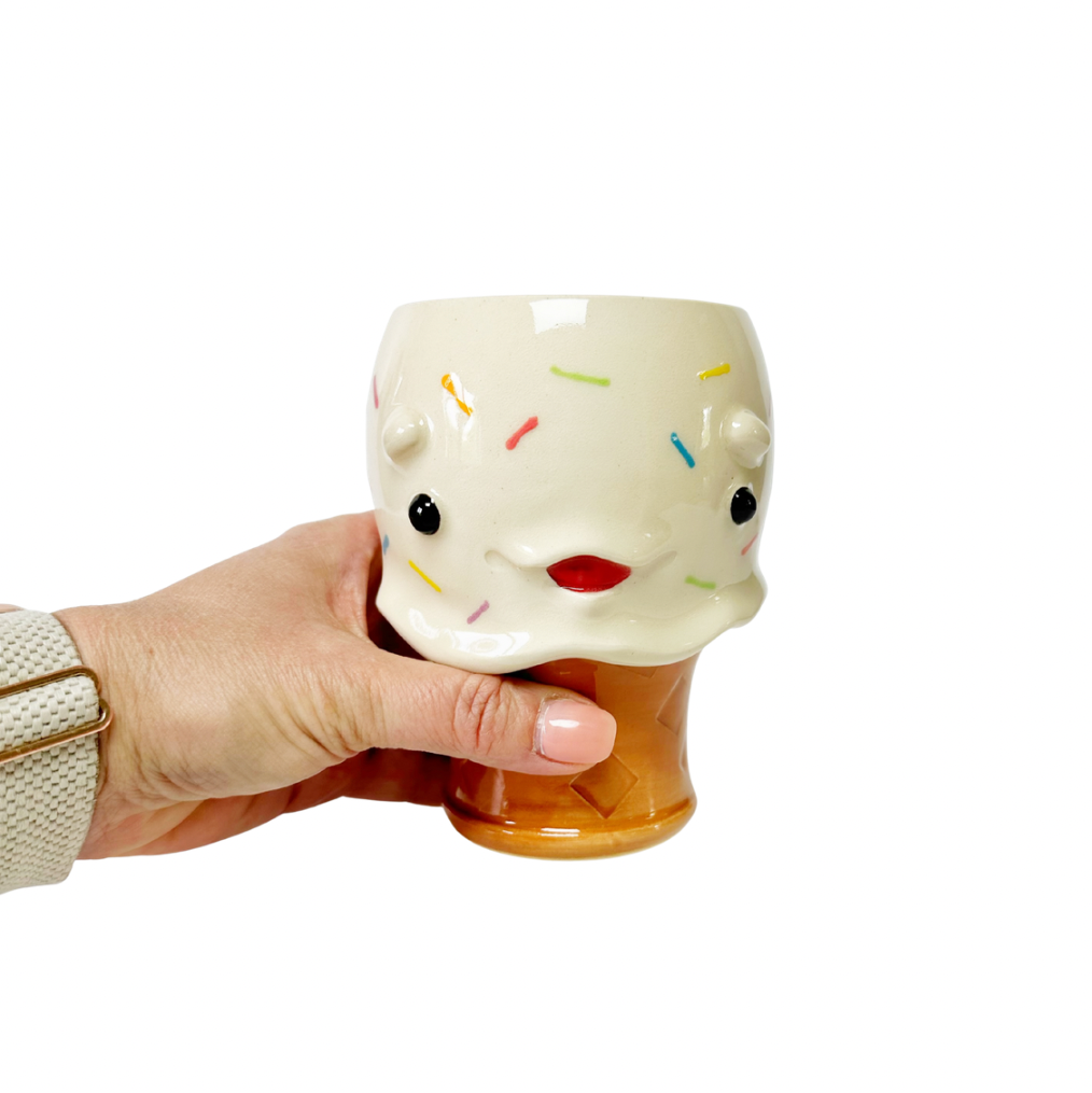 Vanilla Ice Cream Cone Mug