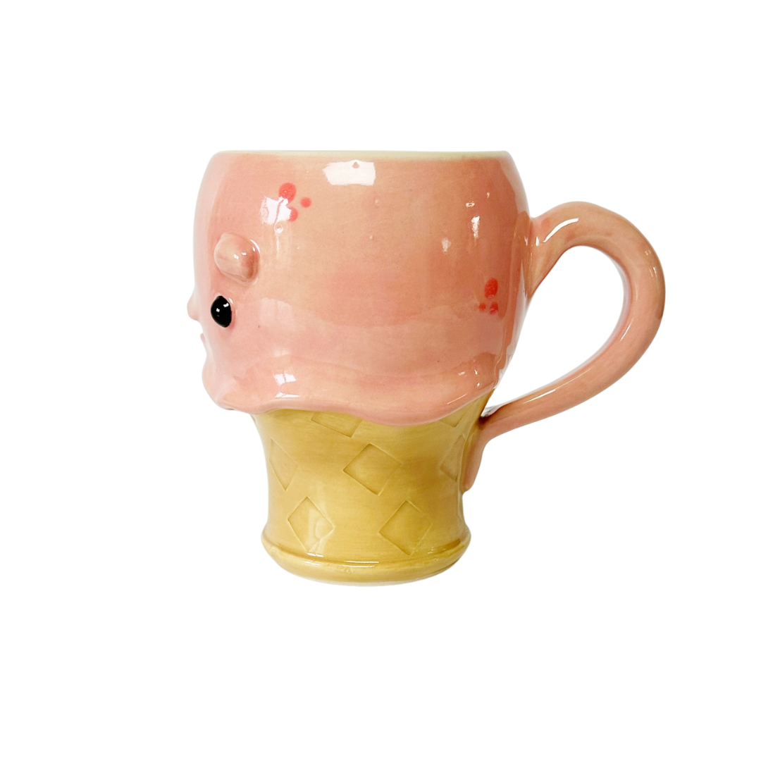 Strawberry Ice Cream Cone Mug