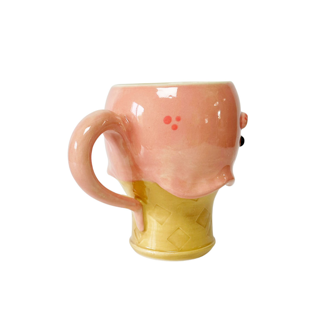 Strawberry Ice Cream Cone Mug