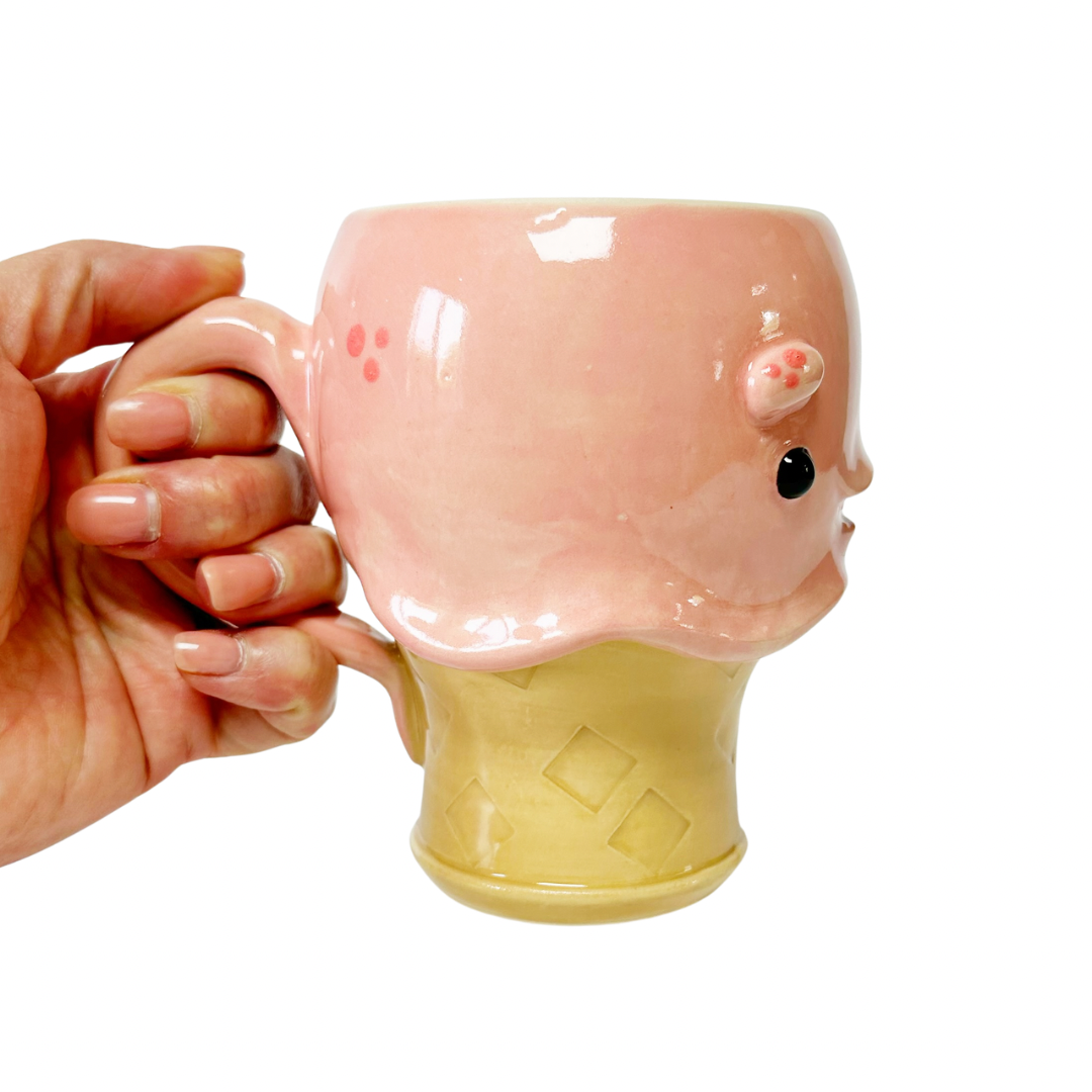 Strawberry Ice Cream Cone Mug