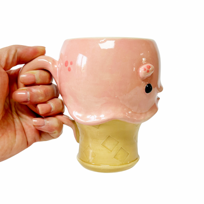Strawberry Ice Cream Cone Mug