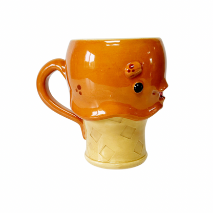 Chocolate Ice Cream Cone Mug