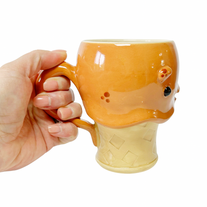 Chocolate Ice Cream Cone Mug