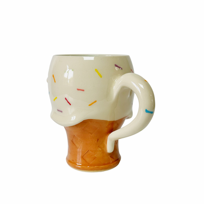 Vanilla Ice Cream Cone Mug