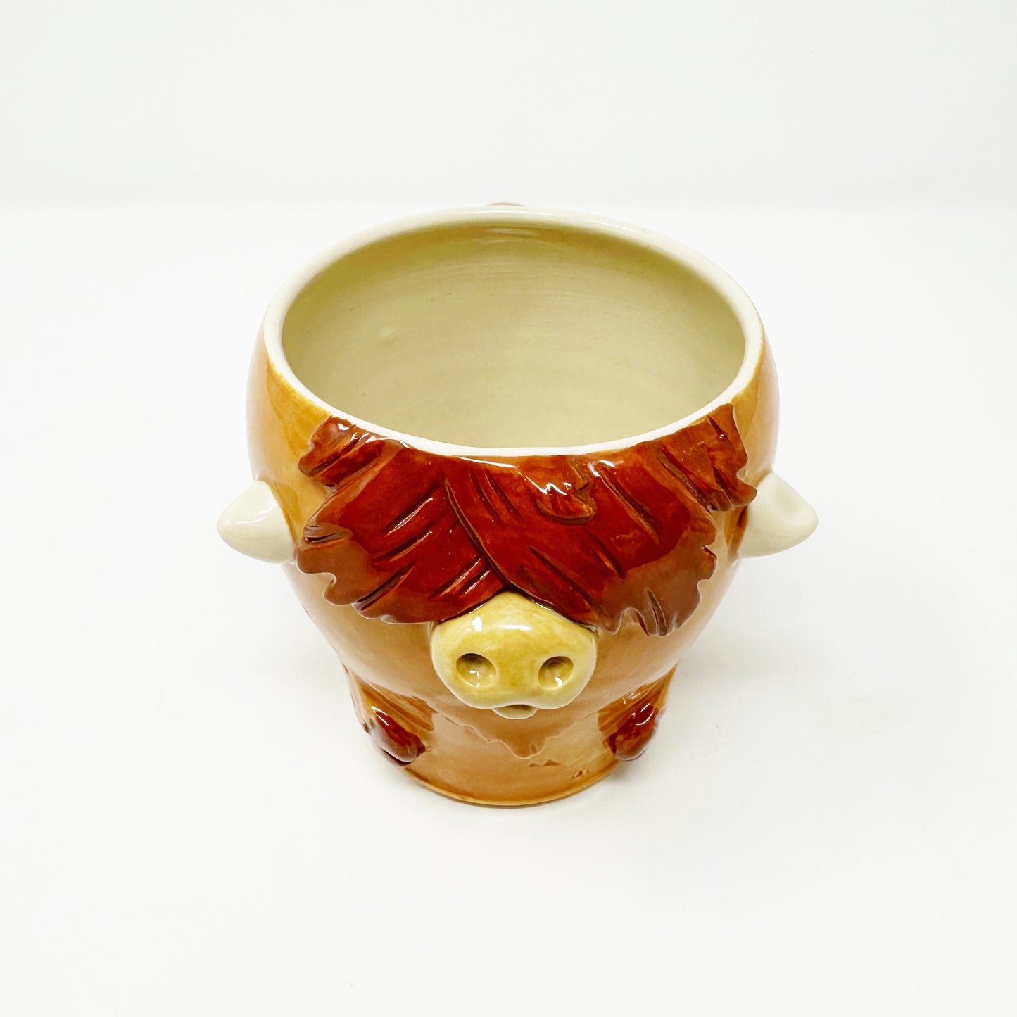 dishwasher safe handmade highland cow coffee tumbler