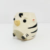 microwave safe handmade zebra coffee mug