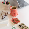Octopus Mug and Spoon Rest Set (Pink)