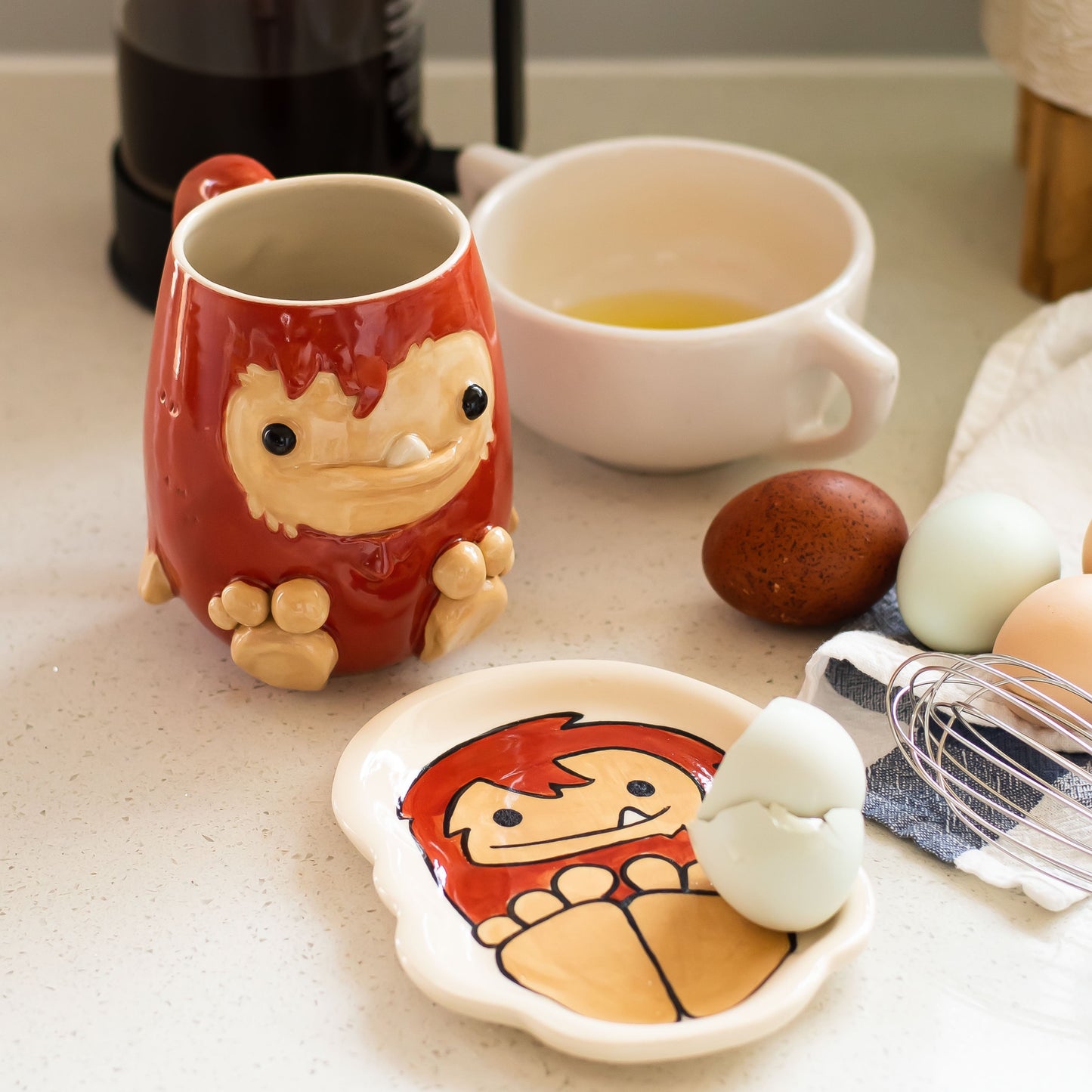 Sasquatch Mug and Spoon Rest Set