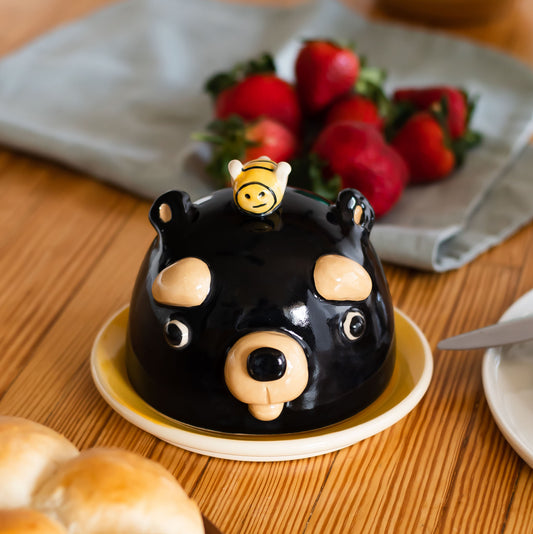 Bear Butter Dish