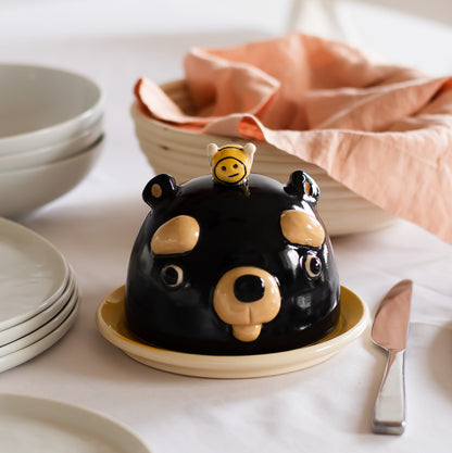 Bear Butter Dish