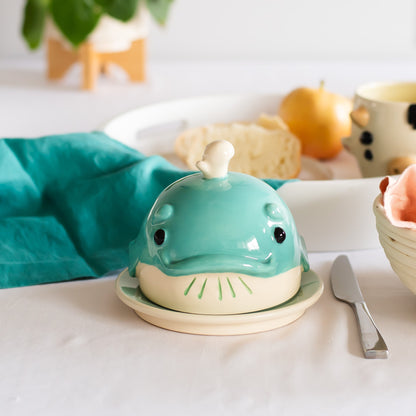 Blue Whale Butter Dish