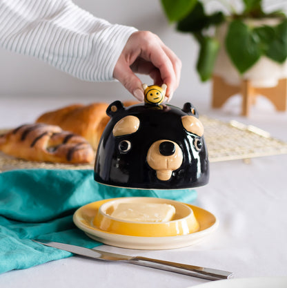 Bear Butter Dish