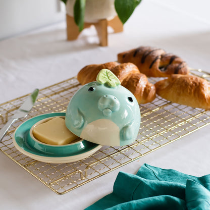 Manatee Butter Dish