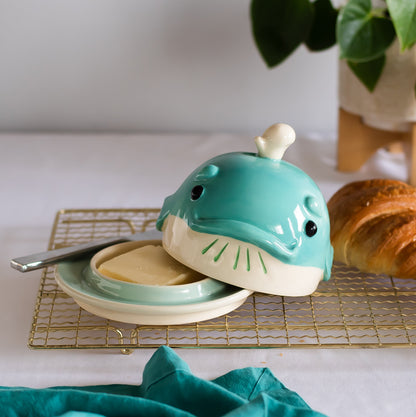 Blue Whale Butter Dish
