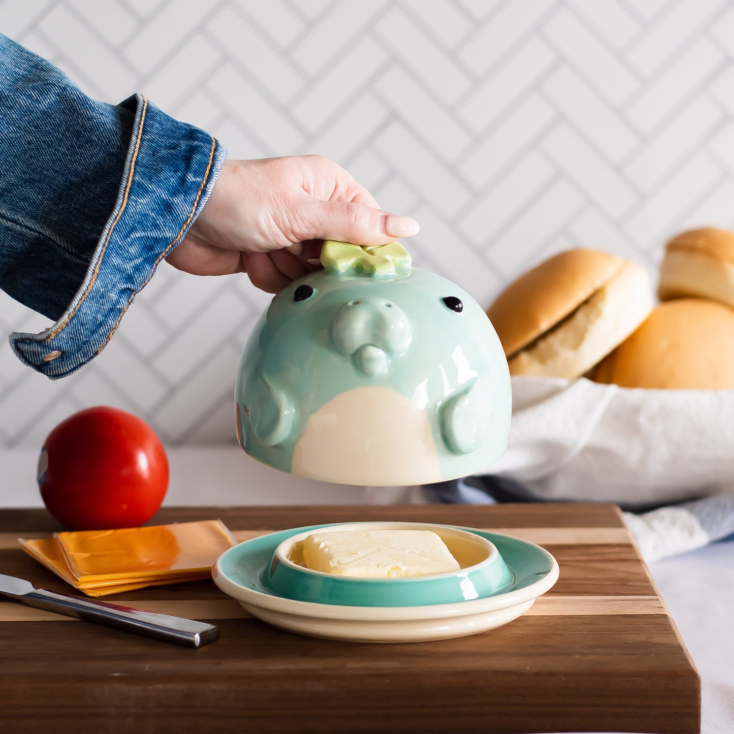 Manatee Butter Dish