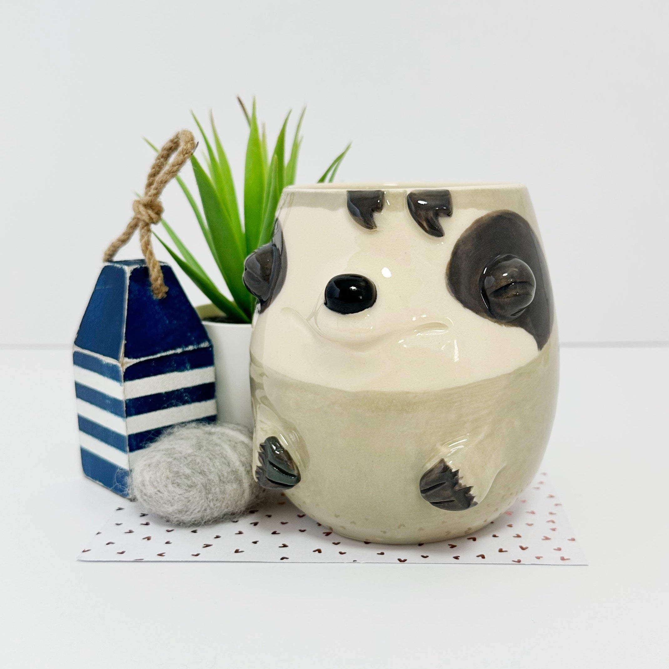 Safari Animal Mugs | Handmade Pottery by Salty Sea Dog Designs