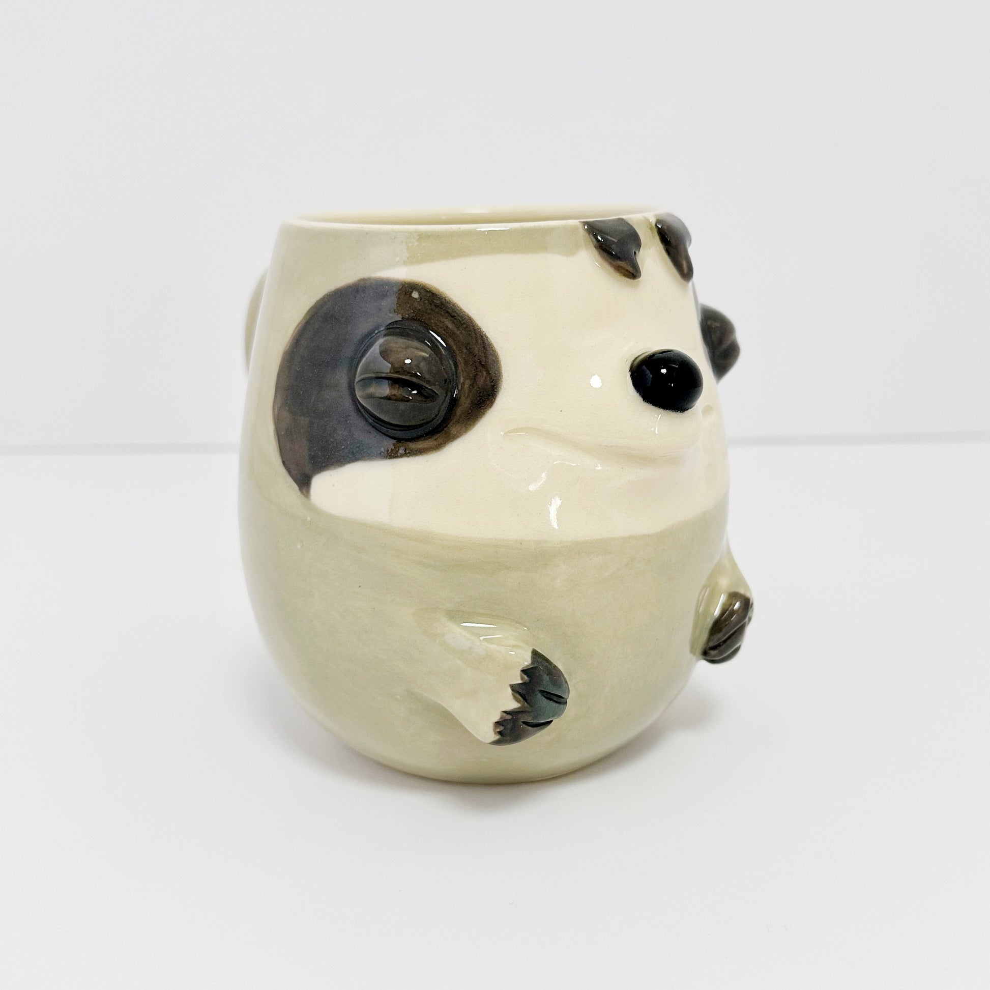 dishwasher safe handmade sloth coffee tumbler